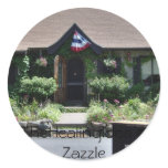Bar Harbour - Pretty Bistro Round Stickers