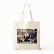 Bar in the Folies-Bergere by Edouard Manet Canvas Bag