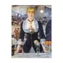 Bar in the Folies-Bergere by Edouard Manet Postcard