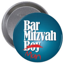 Bar Mitzvah Boy (man) button