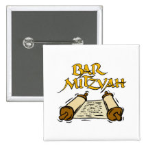 Bar Mitzvah Pinback Button