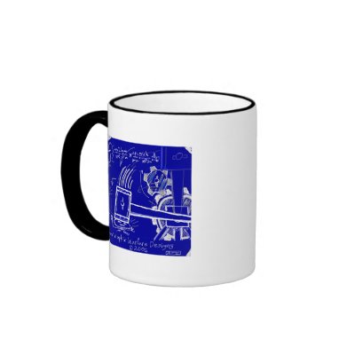 Bar Napkin Warfare Design #005 - Mug by caraworks