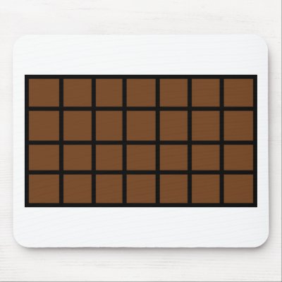 bar of chocolate icon mousepad by TomaniacLines