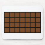 bar of chocolate icon mousepads