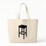 bar stool tote bag