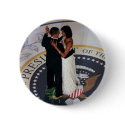 Barack and Michelle Obama dancing Inaugural Ball buttons