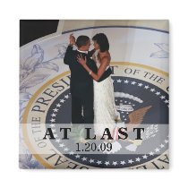 Barack and Michelle Obama Dancing Inaugural Ball Fridge Magnets