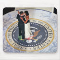 Barack and Michelle Obama dancing Inaugural Ball mousepads