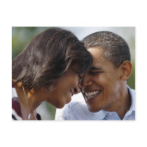 Barack and Michelle Obama Photo Postcards