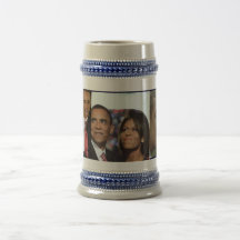 BARACK AND MICHELLE OBAMA stein Mugs