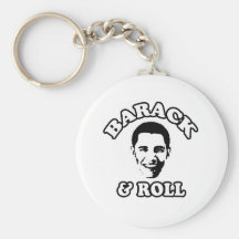 Barack and Roll Key Chain