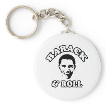 Barack and Roll Key Chain