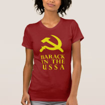 Barack in the USSA t-shirts