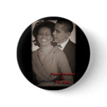 BARACK & MICHELLE OBAMA BUTTON