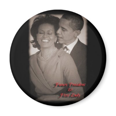 BARACK & MICHELLE OBAMA MAGNET by OWL1998