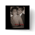 BARACK & MICHELLE OBAMA "My Boo" BUTTON