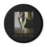 BARACK & MICHELLE OBAMA:  TOAST OF THE TOWN REFRIGERATOR MAGNETS