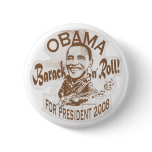 Barack N' Roll Homeboy Button 