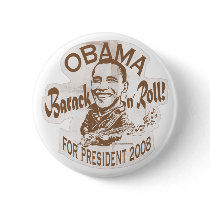 Barack N' Roll Homeboy Button 