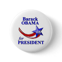 Barack Obama 08 Pinback Button