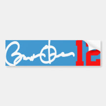 Barack Obama 12 Bumper Sticker