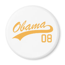Barack Obama 2008 Jersey Magnet