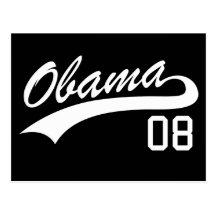 Barack Obama 2008 Jersey Postcard