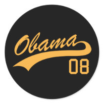 Barack Obama 2008 Jersey Sticker