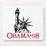 Barack Obama 2008 Statue of Liberty Mousepad