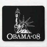 Barack Obama 2008 Statue of Liberty Mousepad