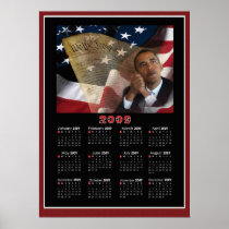 Barack Obama 2009 Patriotic Calendar