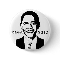 Barack Obama 2012 Button