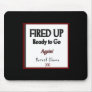 Barack Obama 2012 "Fired Up" Campaign Mouse Pad