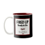 Barack Obama 2012 "Fired Up" Campaign Coffee Mugs