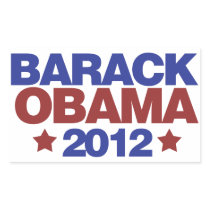 Barack Obama 2012 Rectangle Sticker