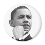 BARACK OBAMA, 44TH PRESIDENT OF THE UNITED STATES FRIDGE MAGNET