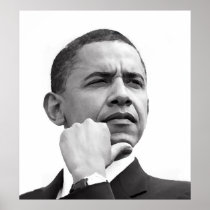 BARACK OBAMA, 44TH PRESIDENT OF THE UNITED STATES POSTER