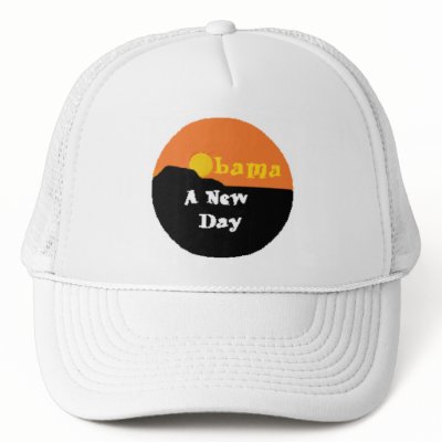 Barack Obama A New Day Hat by samappleby