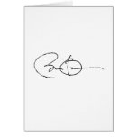 Barack Obama Autograph Ink Card