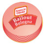 Barack Obama - Bailout Bologna Round Stickers