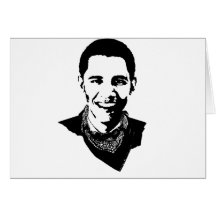 Barack Obama Bandanna Card