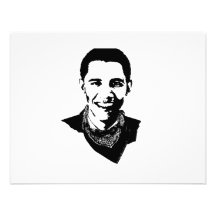 Barack Obama Bandanna Personalized Invitation