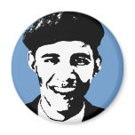 Barack Obama beret Refrigerator Magnets