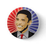 Barack Obama Bold Pinback Button