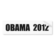 BARACK OBAMA BUMPER STICKERS