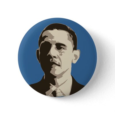 Barack Obama Campaign Button by HarryTerry