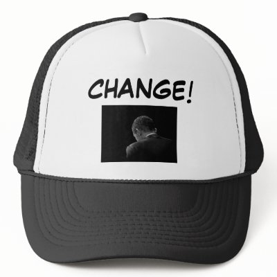 Barack_Obama, CHANGE! Mesh Hat by LadyJoker