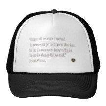 Barack Obama Change quote Mesh Hat