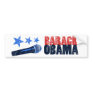 Barack Obama, classic style Mic. Bumper Sticker