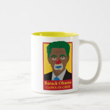 Barack Obama Clown Mugs